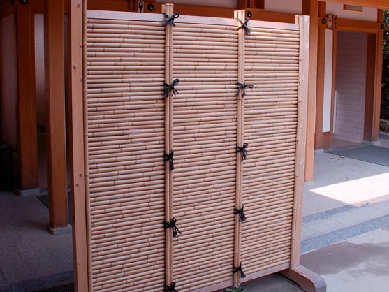 barrière de bambou japonaise